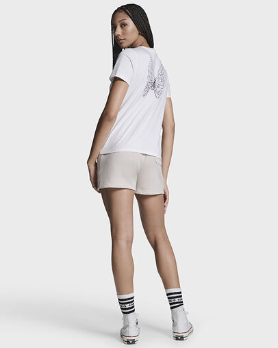 Winged Chucks T-Shirt White, Detail View