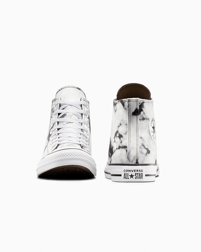 Chuck Taylor All Star Tie-Dye Fresh Brew/Vintage White/Black, Heel View