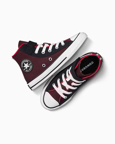 Chuck Taylor All Star Retro Easy-On Bloodstone Violet /Red/Black, Angled View
