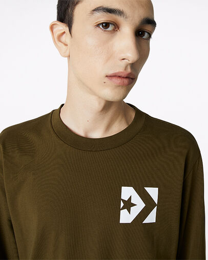 Wordmark Long Sleeve Surplus Olive
