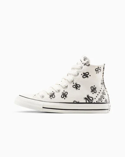 Chuck Taylor All Star Paisley Egret/Black/Egret, Inner Side View