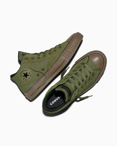 Chuck Taylor All Star Malden Street Suede Utility/Black/Brown, Angled View