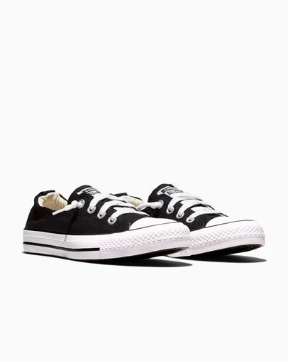 Chuck Taylor All Star Shoreline Canvas Black, Top and Side View