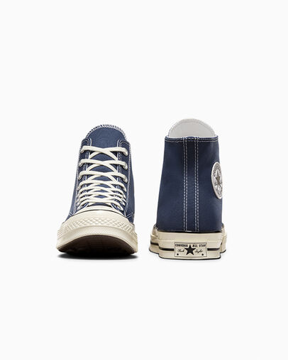 Chuck 70 Seasonal Color Midnight Navy/Egret/Black, Heel View