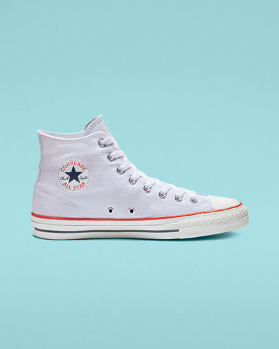 CTAS Pro High Top White/Red/Insignia Blue