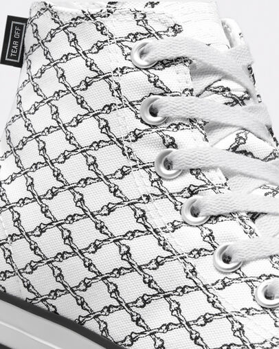 Chuck Taylor All Star Pro Bones White/Black/White, Detail Angle View