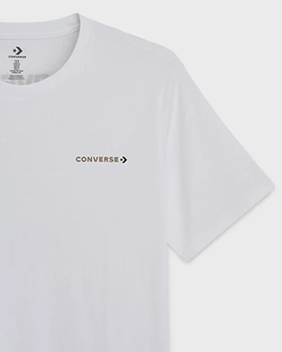 Timeless Boxed Chevron T-Shirt White 10A, Full Body View