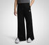 Vented Wide-Leg Pants Black