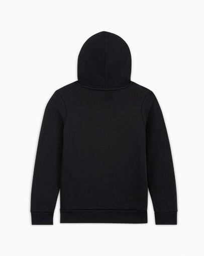 Arched Logo Hoodie Black, Back View