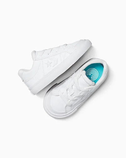 Converse Sport Casual Easy On White/White/White, Angled View