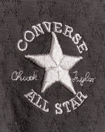 Pointelle Full Zip Hoodie Dark Matter, Full Body View