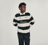 Varsity Relaxed Rugby Polo Converse Black Multi