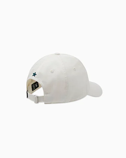 Chuck Relaxed Baseball Cap Egret, 3/4 View