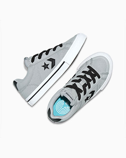 Converse Sport Casual Easy-On Grey Area/Black/Grey Area, Angled View