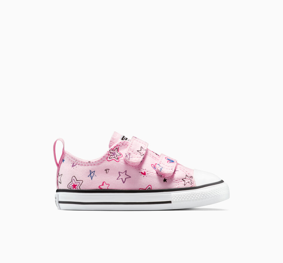 Chuck Taylor All Star Easy-On Doodles Pink Frosting/Red/My Jam
