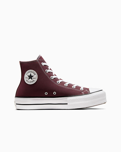 Chuck Taylor All Star Lift Platform El Dorado Brown/White/Black, Outer Side View