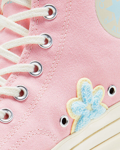 Converse x GOLF le FLEUR* Chenille Chuck 70 Almond Blossom/Egret/Blue Glow