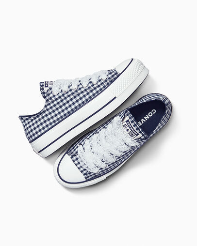 Chuck Taylor All Star Lift Platform Gingham Women's Low Top Shoe