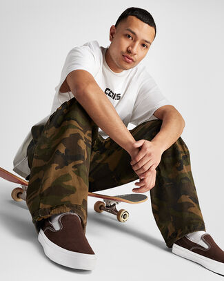 One Star CC Pro Suede Slip Totally Fudged/White/Gum, Outer Side View