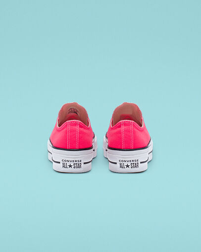 Chuck Taylor All Star Clean Platform Low Top Racer Pink/White/Black