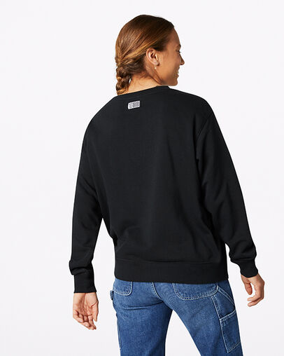 VLTG Crew long Sleeve Black, Back View