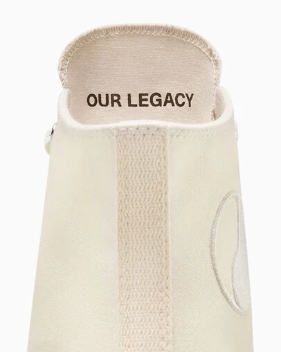 Converse and Our Legacy WORK SHOP Chuck 70 Natural Ivory/Rutabaga, Detail Angle View