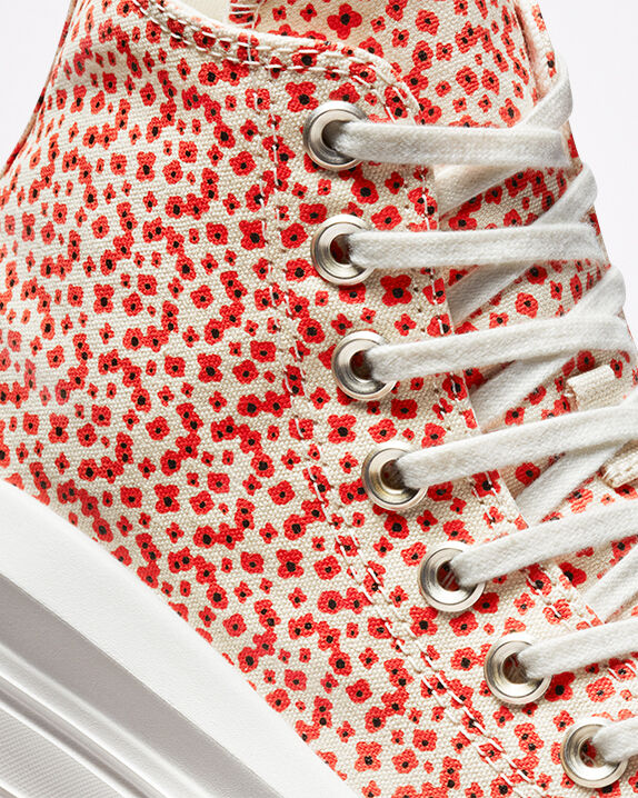 red platform hightop converse