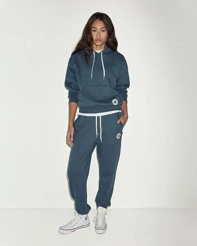 Chuck Taylor Patch Pullover Hoodie Wrought With Iron, Detail View