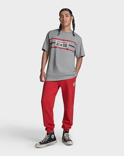 Chuck Taylor All Star Patch Joggers Red