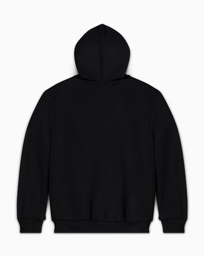 Chuck Taylor Patch Full-Zip Hoodie Black, Back View