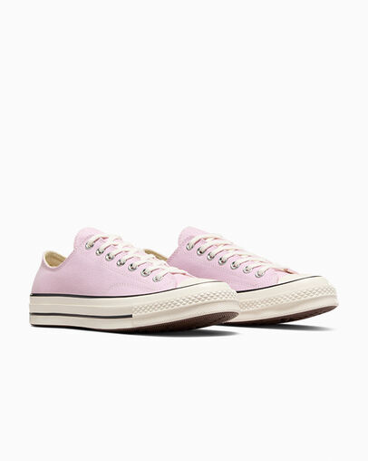 Chuck 70 Canvas Stardust Lilac/Egret/Black, Top and Side View