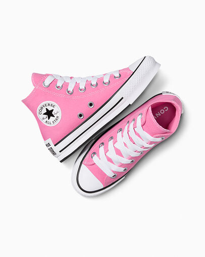 Chuck Taylor All Star EVA Lift Sketch Pink/White/Black, Angled View