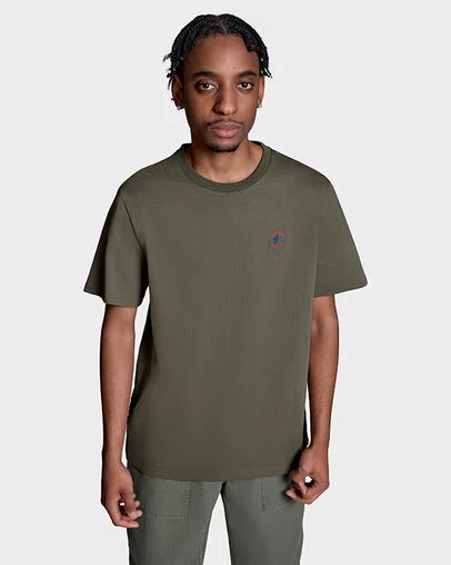 Chuck Taylor All Star Patch T-Shirt Utility Green, Front View