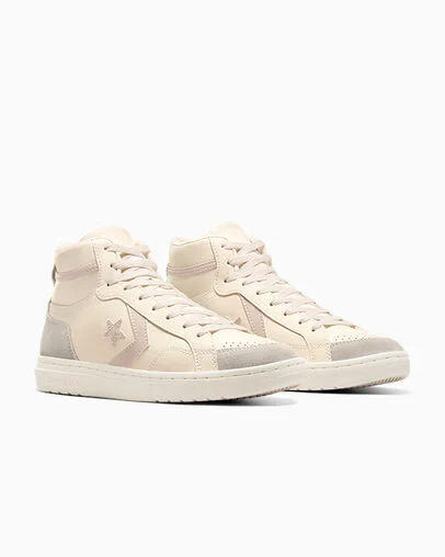 Pro Blaze Classic Leather & Suede Light Dune/Warm Clay/Papyrus, Top and Side View