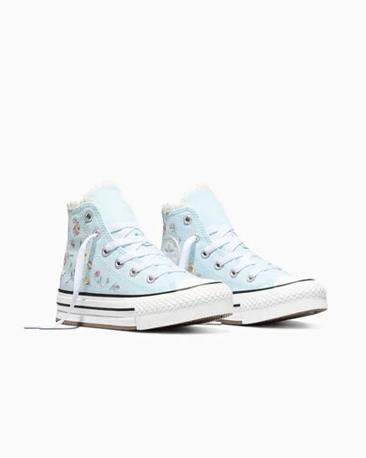 Chuck Taylor All Star EVA Lift Platform Embroidered Florals Cold Touch/White/Black