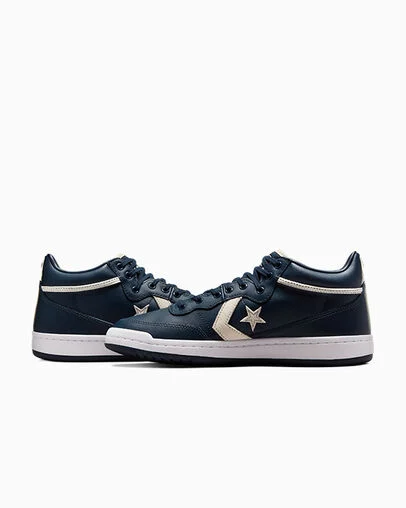 CONS Fastbreak Pro Leather and Nubuck Into The Void Black /Egret/White, Detail Angle View