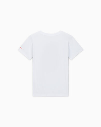 Y2K Heart T-Shirt White, Back View