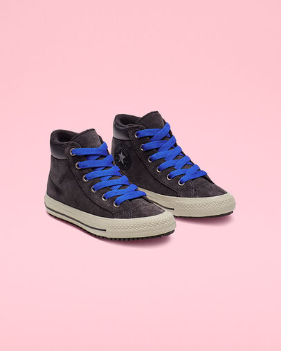 Chuck Taylor All Star PC Boot High Top Almost Black/Blue/Birch Bark