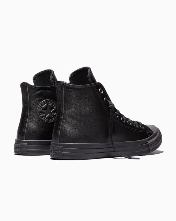 Chuck Taylor All Star Leather Unisex High Top Shoe. Converse.com