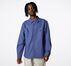 Carpenter Pocket Button Down Shirt Washed Indigo