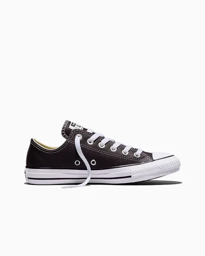 Chuck Taylor All Star Leather Black, Outer Side View