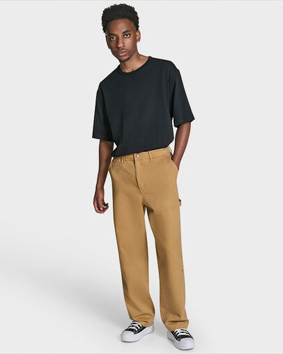 Relaxed Fit Painter Pants Honey Stick, Detail View