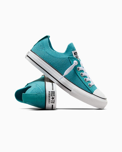 Chuck Taylor All Star Knit Easy-On Ocean Drip/White/Black, Detail Angle View
