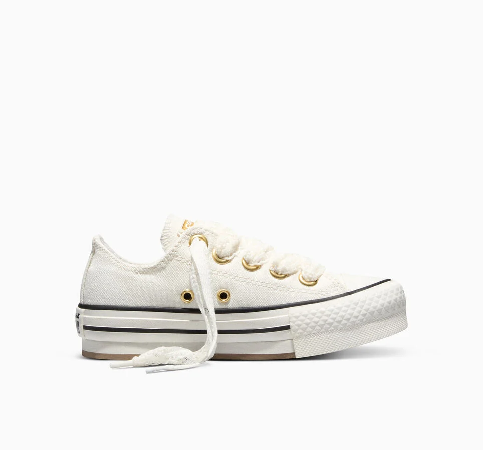 Chuck Taylor All Star EVA Lift Platform Lace Vintage White/Gold/Black