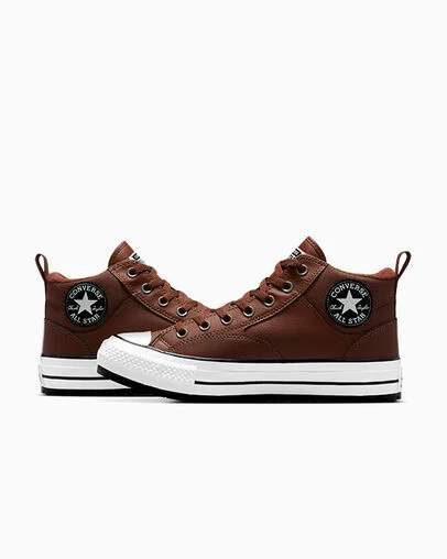 Chuck Taylor All Star Malden Street Boot Bear Nap Brown/Toadstool Tan/White, Detail Angle View