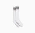 2-Pack Double Stripe Knee-High Socks Black/White