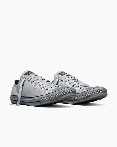 Chuck Taylor All Star Color Pop Grey Area/Darker Grey/Black, Top and Side View