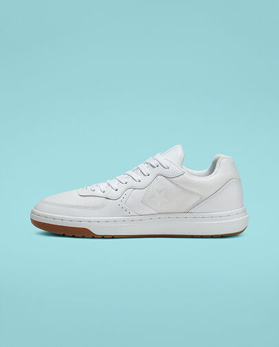 Rival Leather Low Top White/White/Gum