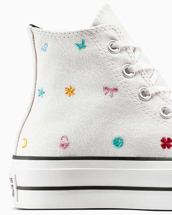 Chuck Taylor All Star Lift Platform Embroidered Doodles Women's