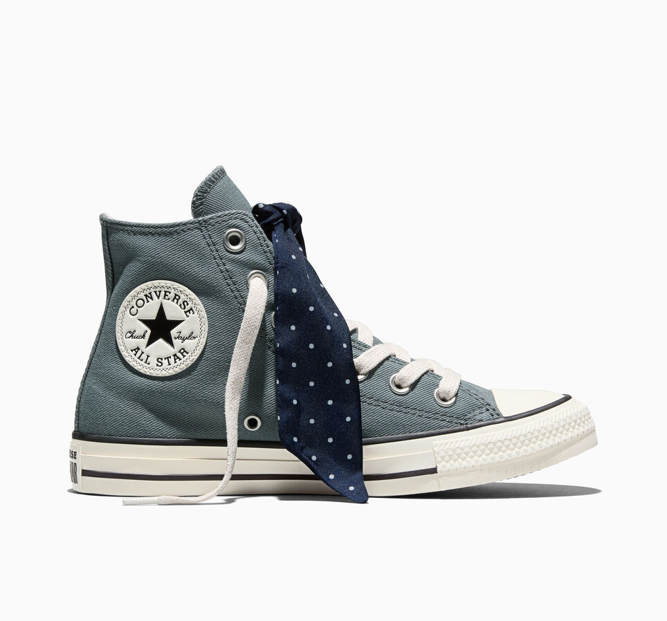 Chuck Taylor All Star Scarf Bow Mineral Brew Grey/Egret/Black